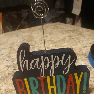 Happy birthday photo clip